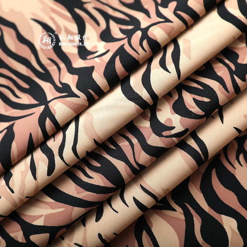 N203TW4-B Nylon spandex matte long silk screen printing underwear fabric