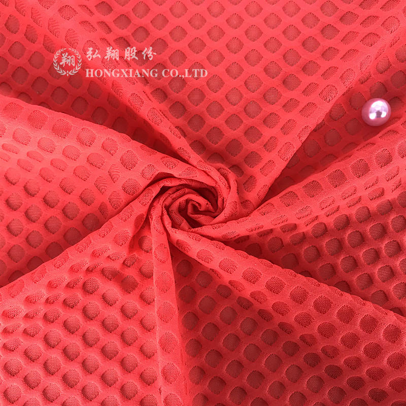 JN239PW2 nylon spandex diamond-shaped Jacquard sports fabric