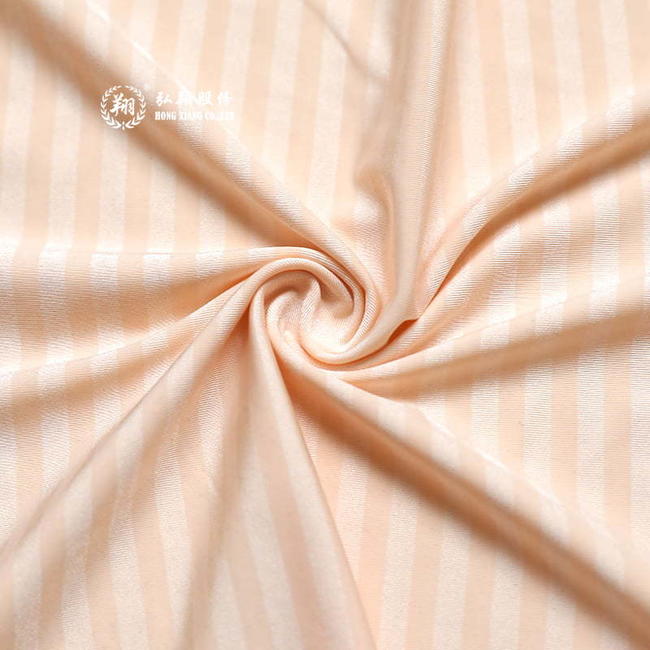 N065TB6 Nylon horizontal strips underwear fabric