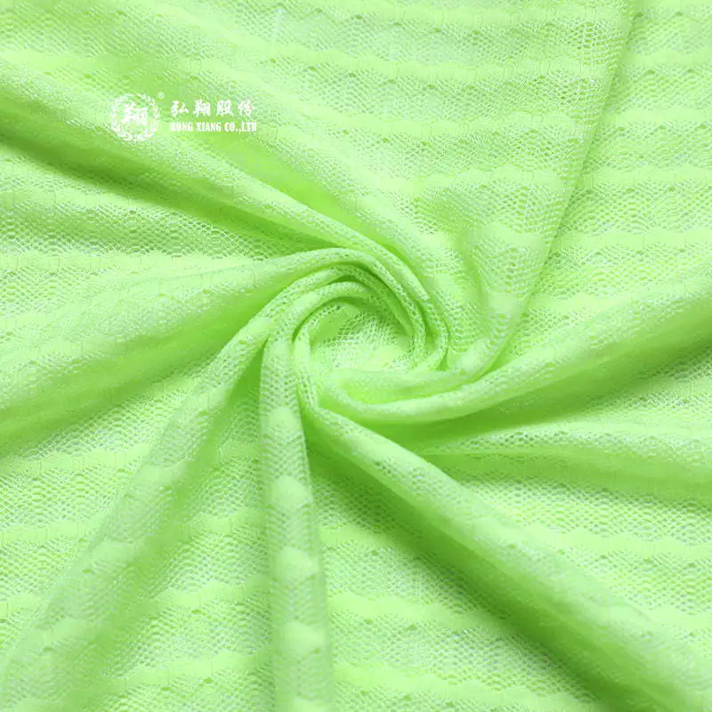 JN191PY2 Nylon spandex bright mesh jacquard underwear fabric