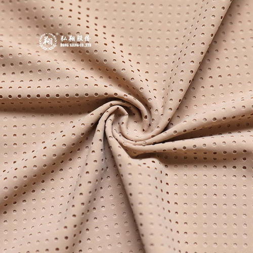 Nylon spandex matt double-diameter flat mesh underwear fabric