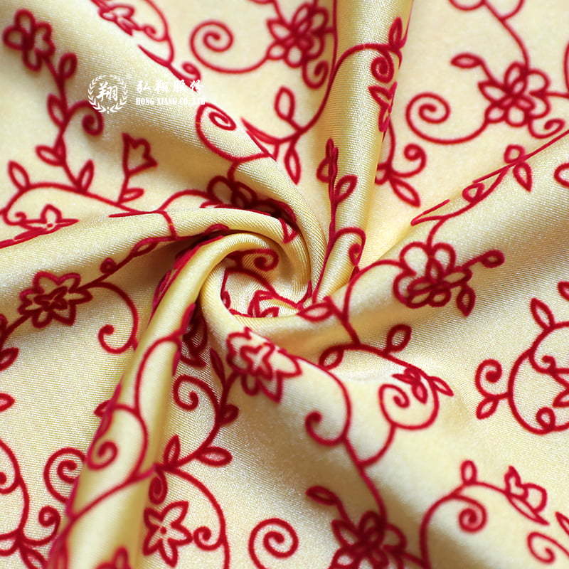 N001PY6-Z Jinyouguang flocking fashion fabric