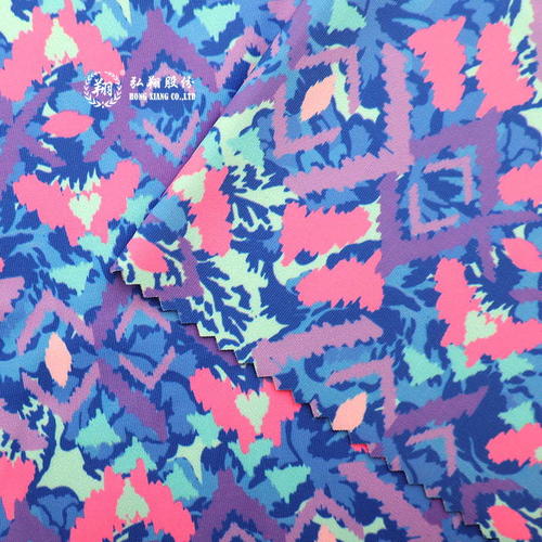 T009PW6-A Polyester matte digital printed swimsuit fabric