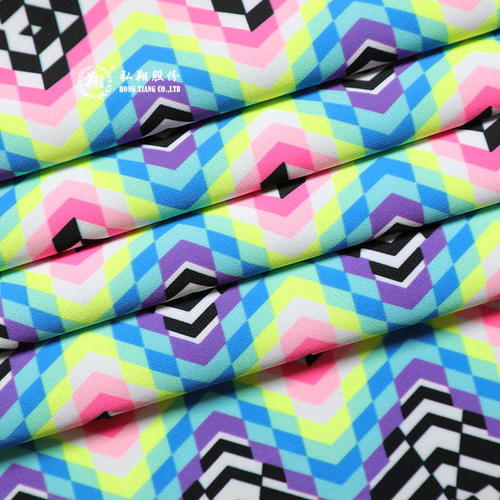 T009PW6-A Polyester matte digital printed swimsuit fabric