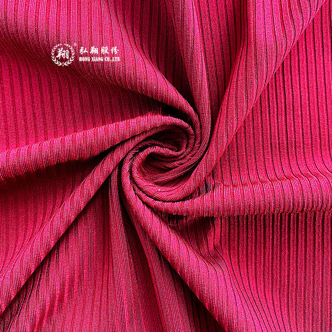 N186TH8 nylon polyester spandex melange rib fabric