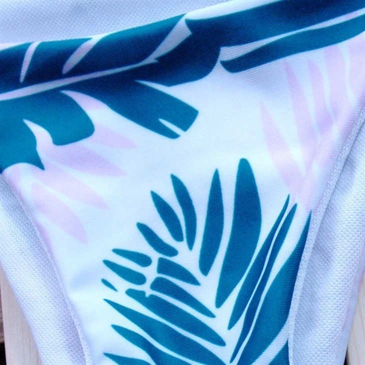 Blush Base Palm Frond Print Swim Set high quality Blush Base Palm Frond Print Swim Set high quality