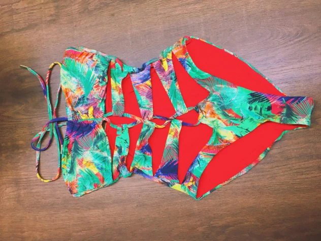 Cutout Tropical One‑Piece Swimsuit