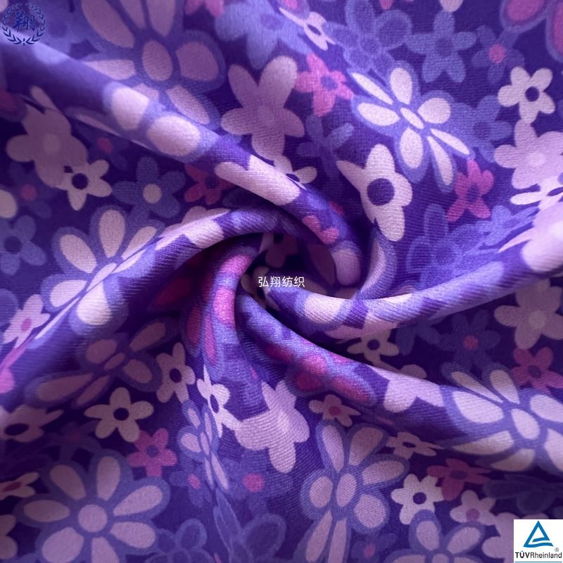 Floral Printed Knit Fabric