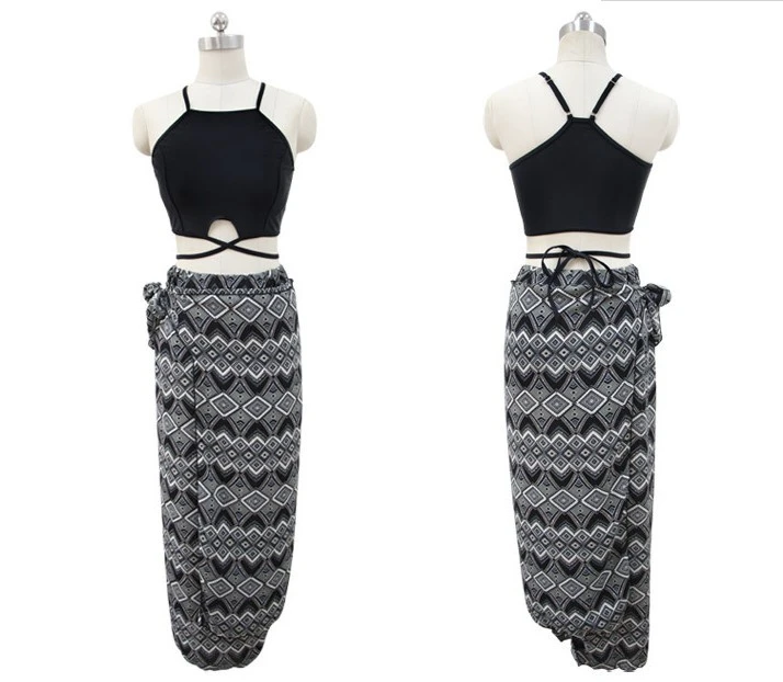 Multi‑Pattern 2‑Piece Swim Set With Cover‑Up Skirt suppliers Multi‑Pattern 2‑Piece Swim Set With Cover‑Up Skirt suppliers