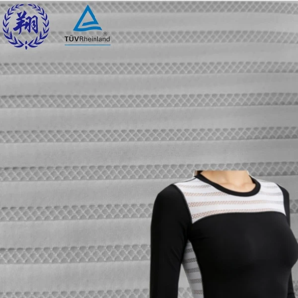 Nylon Striped Jacquard