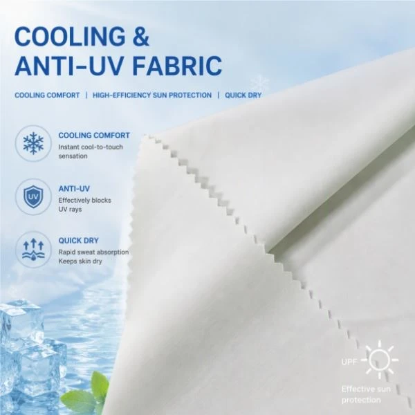 Polyester Inherent Cooling Functional Fabric
