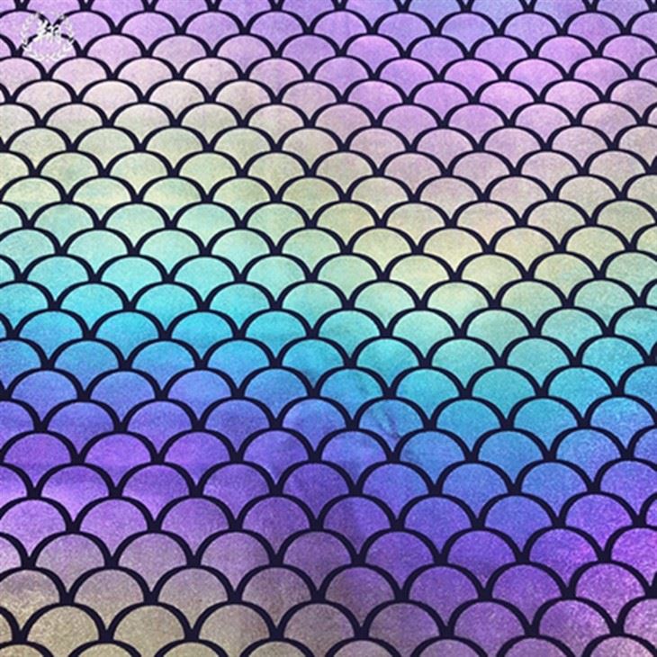 Polyester Spandex Foil Print Fabric factory Polyester Spandex Foil Print Fabric factory