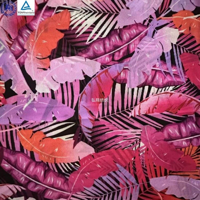 Printed Stretch Knit Nylon Fabric factory Printed Stretch Knit Nylon Fabric factory