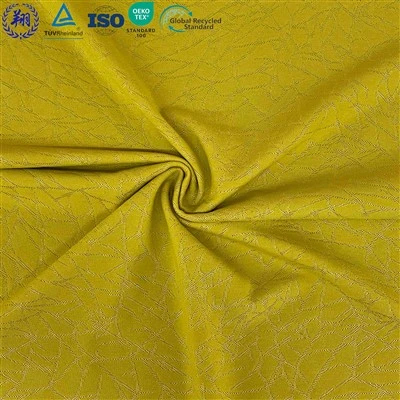 Crackle-effect Blended Yarn Jacquard Fabric