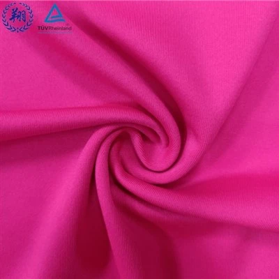 DTY Polyester Plain Weft Knitted Fabric
