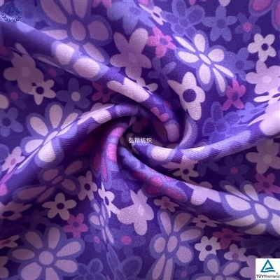 Floral Printed Knit Fabric