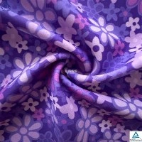 Floral Printed Knit Fabric