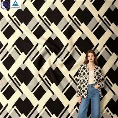 Geometric Pattern Print Fabric