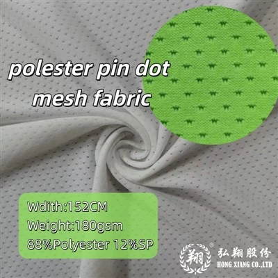 Polyester Pin Dot Mesh Fabric
