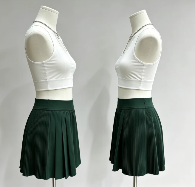U‑Neck Tank & Pleated Skirt Active Suit suppliers U‑Neck Tank & Pleated Skirt Active Suit suppliers